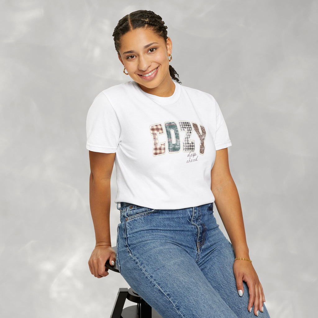 Cozy Day Ahead Comfort Colors Unisex Garment-Dyed T-shirt