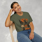 Spooky Black Cats and Jack-O-Lanterns, Gildan Unisex Softstyle T-Shirt