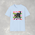Spooky, Cute Black Cat, Halloween Gildan Unisex Softstyle T-Shirt