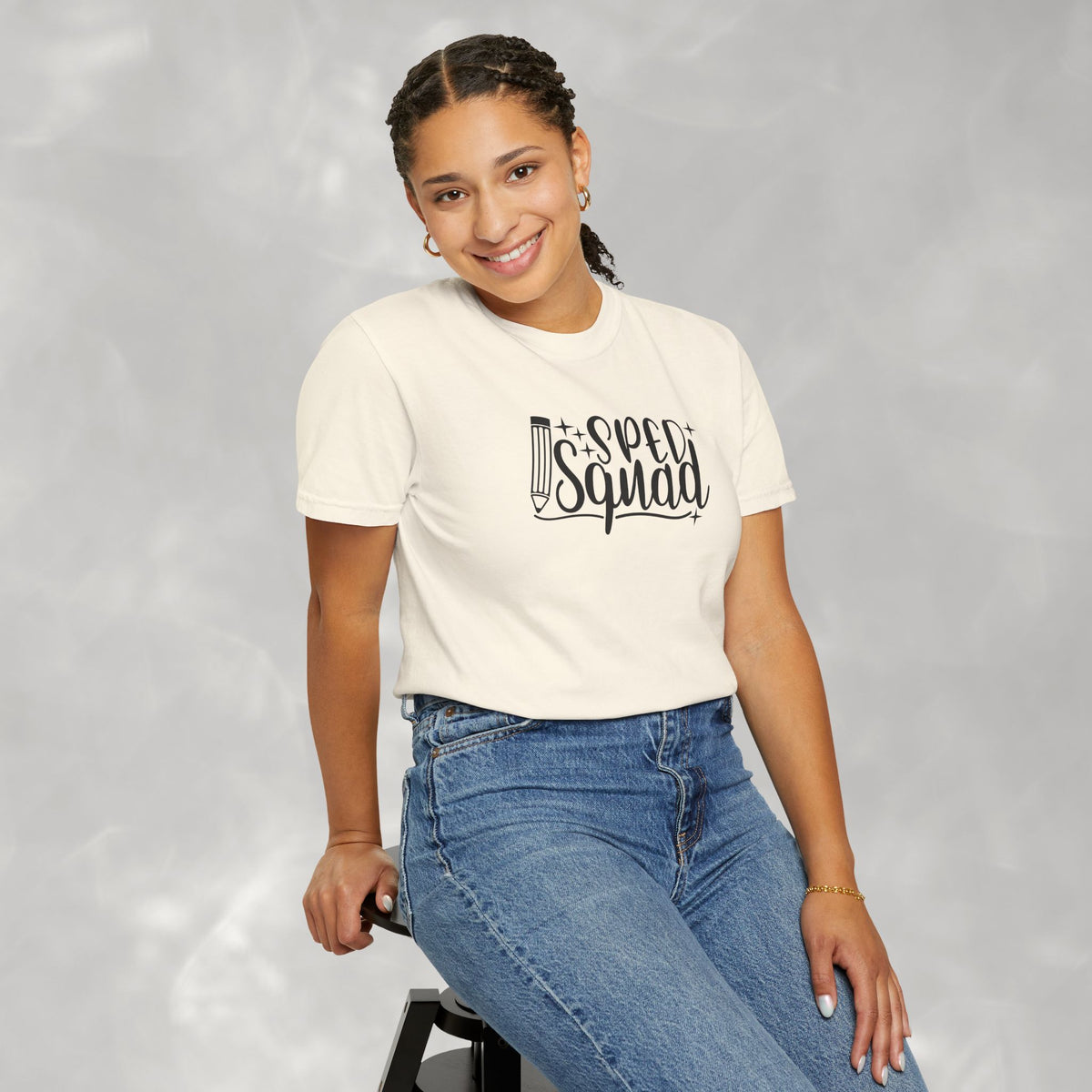 SPED Squad Comfort Colors Gildan Unisex Garment-Dyed T-shirt for Educators, Teachers, Paraprofessionals