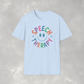 Speech Therapy, Cute Playful Smile, SLP, SLPA Gildan Unisex Softstyle T-Shirt