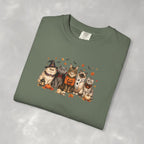 Retro Cats in Halloween Costumes Unisex Comfort Colors Tee