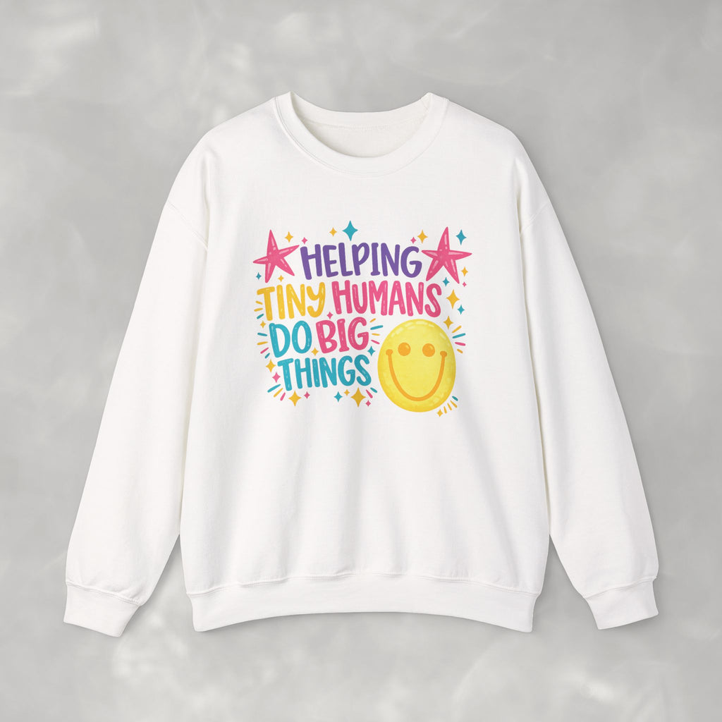Helping Tiny Humans Do Big Things Gildan Unisex Heavy Blend™ Crewneck Sweatshirt