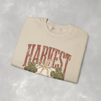 Autumn Harvest, White Pumpkin Retro Gildan Unisex Heavy Blend™ Crewneck Sweatshirt