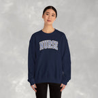 Nurse Vasity Polka Dot Gildan Unisex Heavy Blend™ Crewneck Sweatshirt