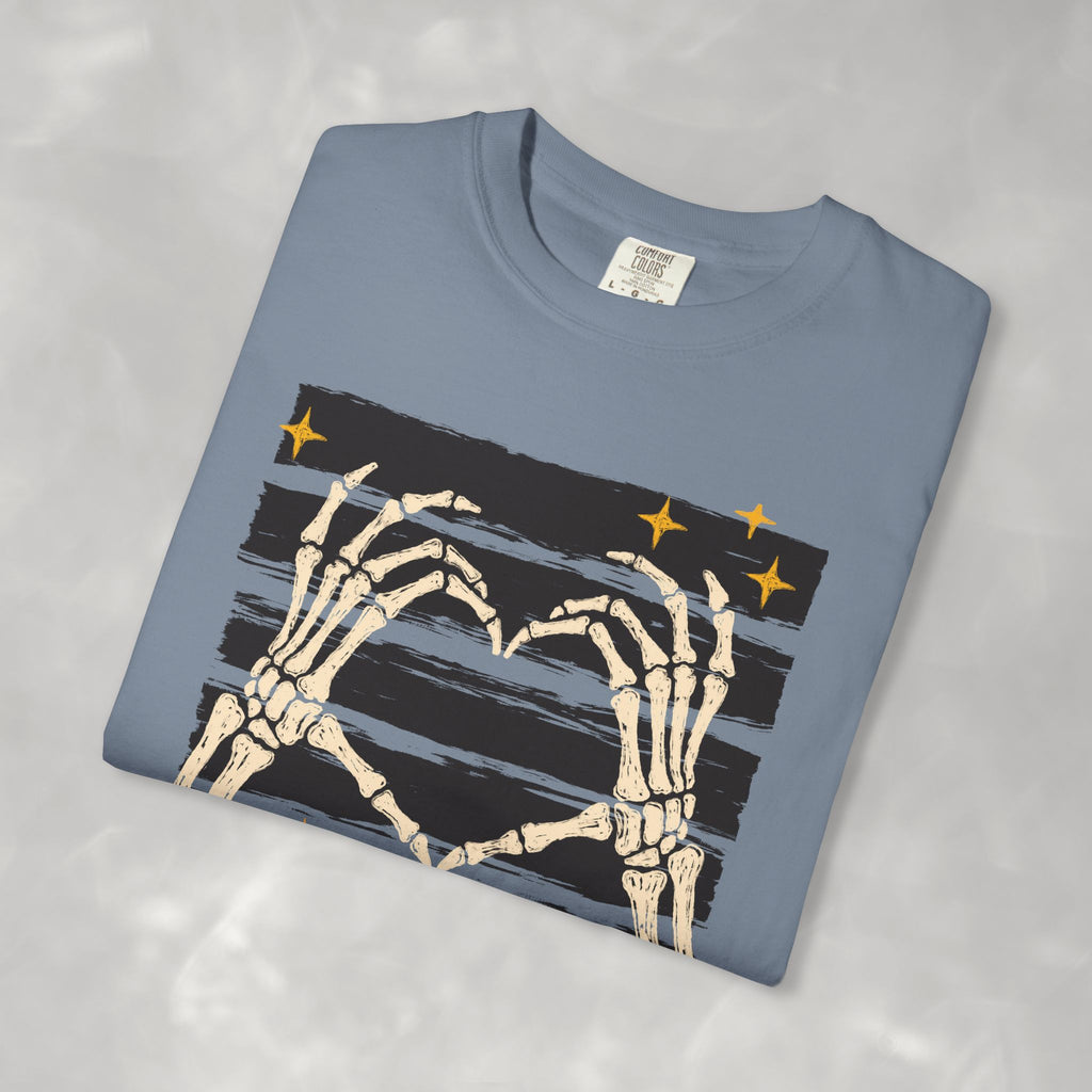 Spooky Skeleton Hands, Cute Halloween Comfort Colors Tee