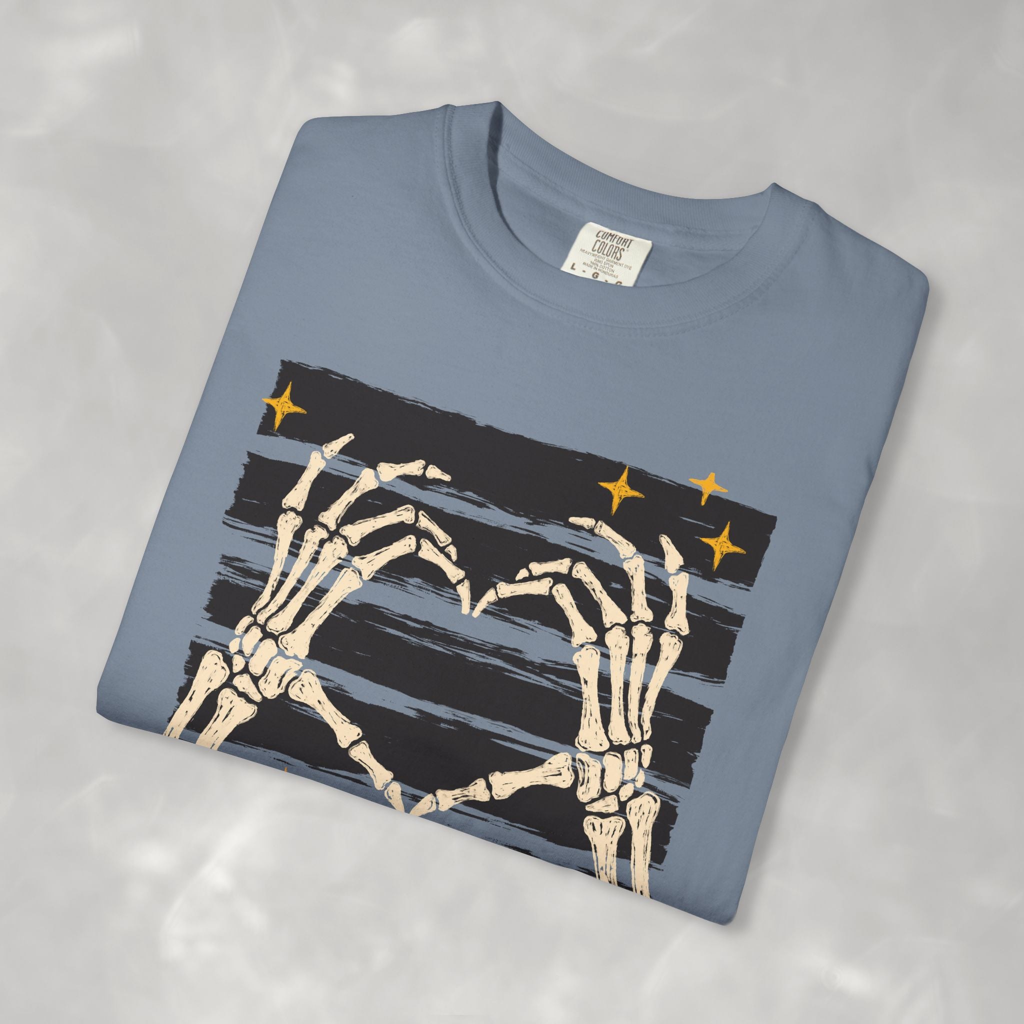 Spooky Skeleton Hands, Cute Halloween Comfort Colors Tee