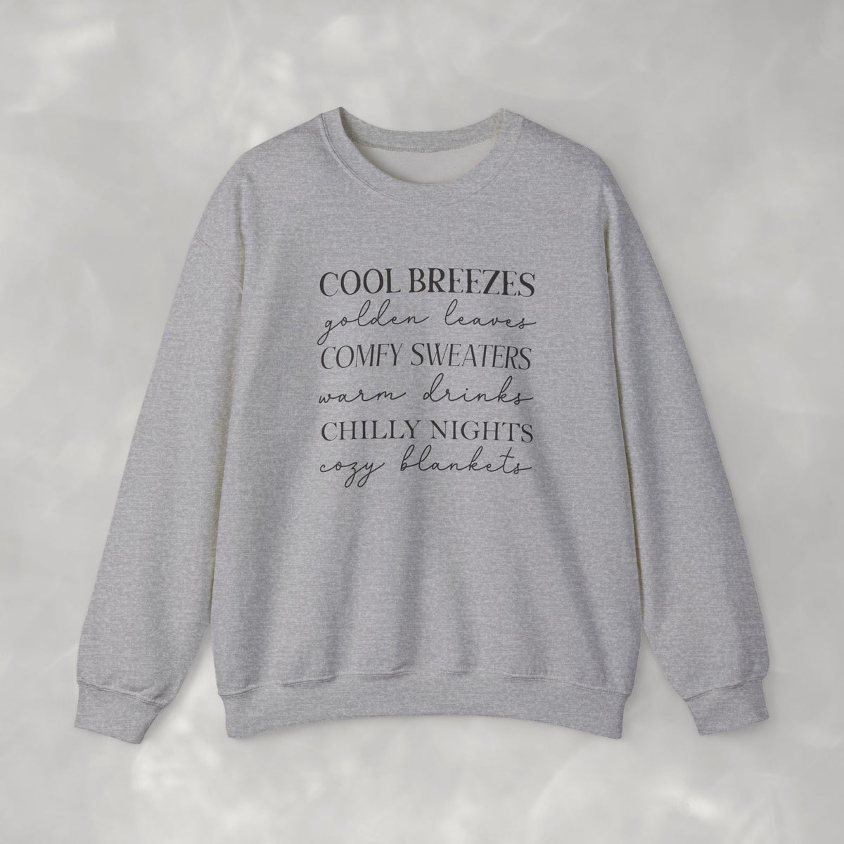 Autumn Vibes Gildan Unisex Heavy Blend™ Crewneck Sweatshirt for Fall, Thanksgiving, Festive