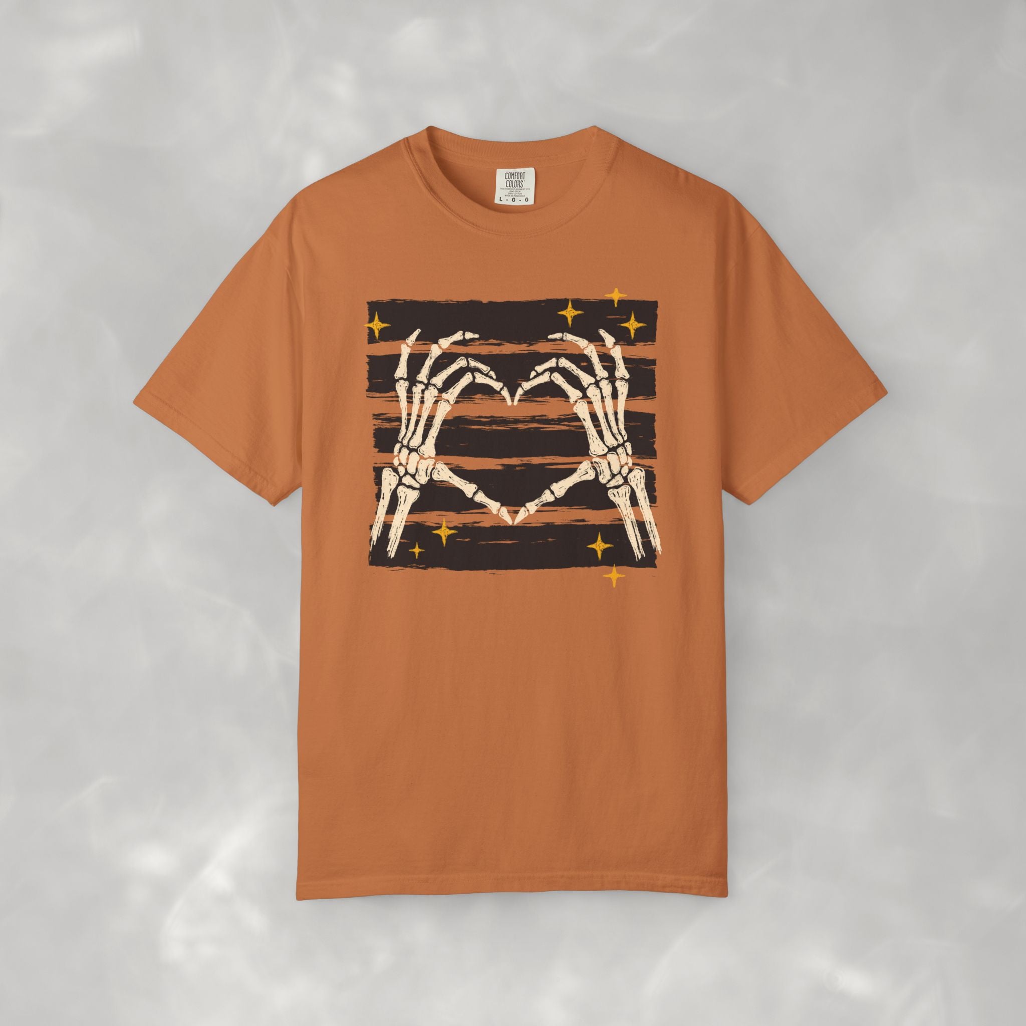 Spooky Skeleton Hands, Cute Halloween Comfort Colors Tee