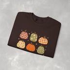 Whimsical Autumn Pumpkins Gildan Unisex Heavy Blend™ Crewneck Sweatshirt for Fall, Thanksgiving