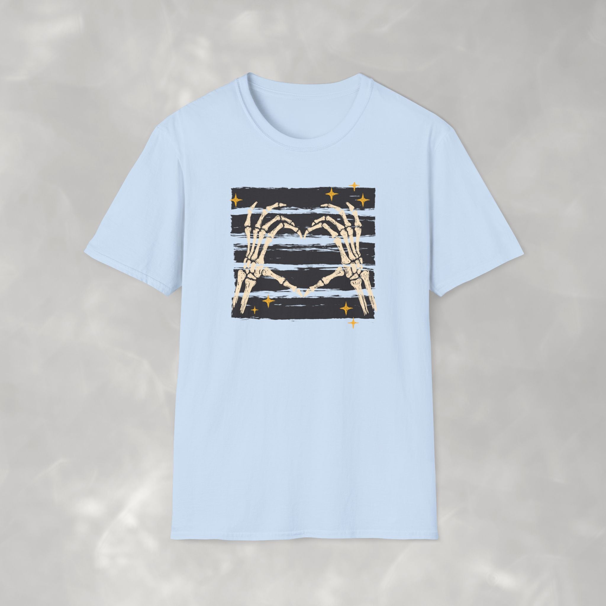 Spooky Skeleton Hands, Cute Halloween Gildan Unisex Softstyle T-Shirt