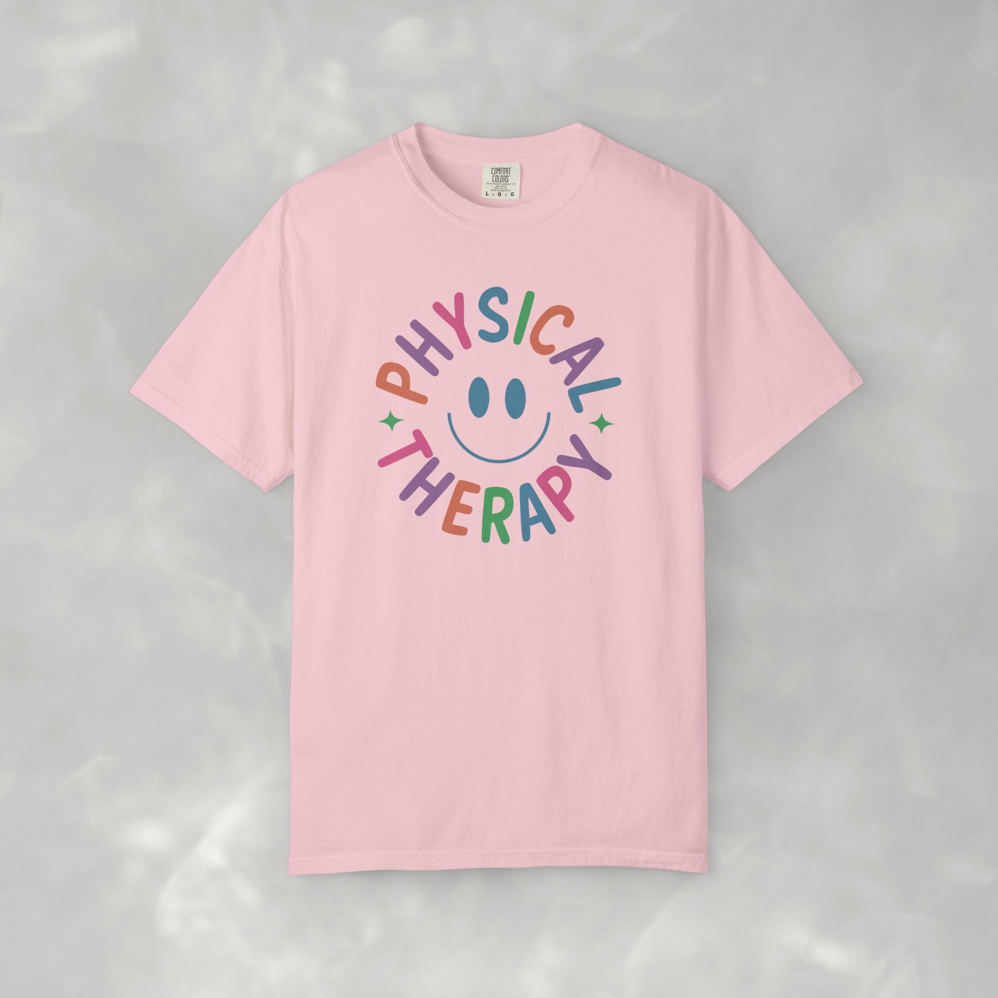 Physical Therapy, Cute Playful Smile, PT, PTA Unisex Comfort Colors Tee