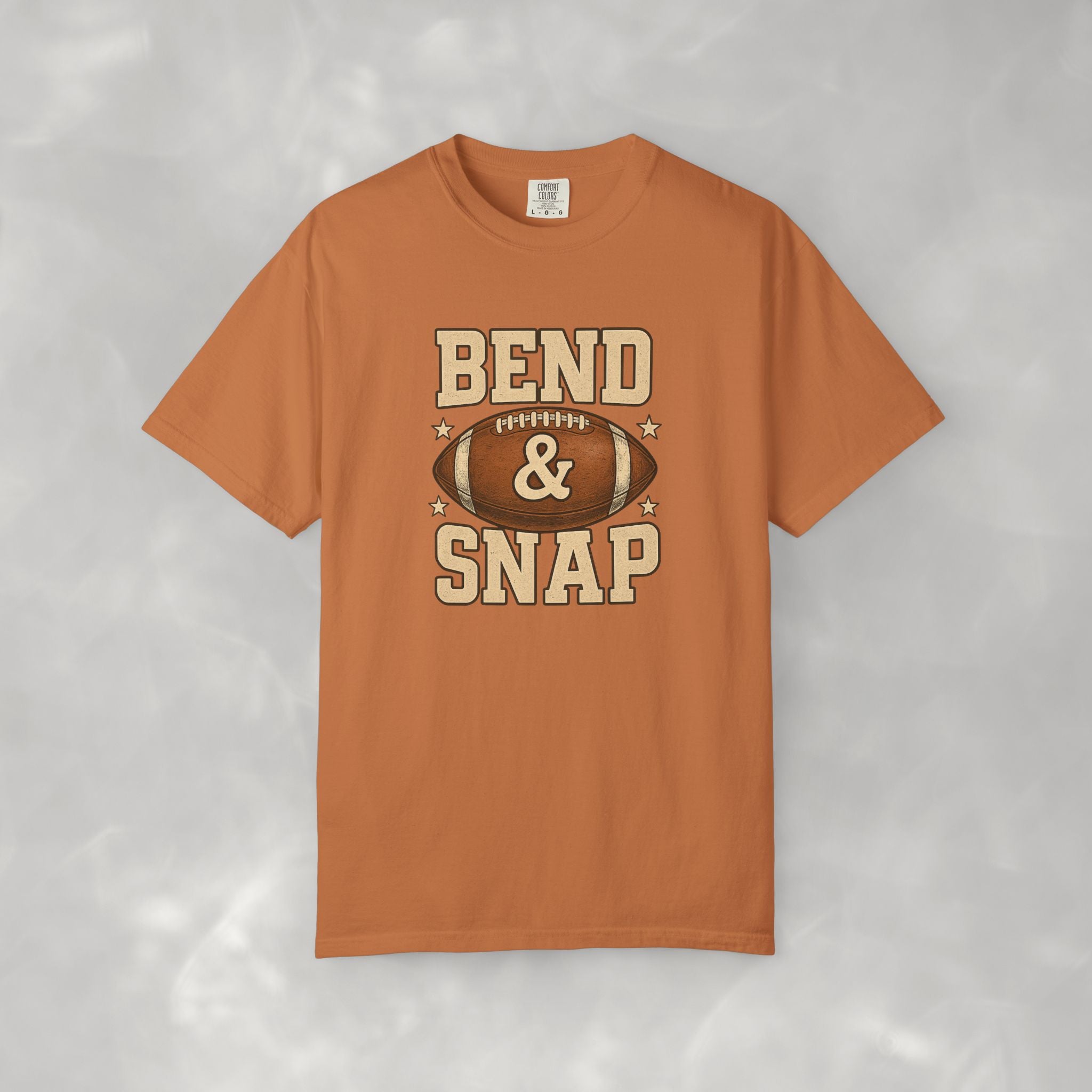 Funny Bend And Snap Football Comfort Colors Tee for Women