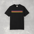 Retro Stripes Unisex CC Tee, Summer T-shirt for Men and Women