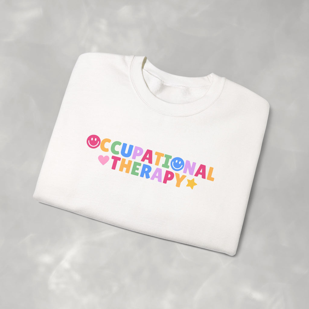 Occupational Therapy, Cute Pediatric OT Gildan Unisex Heavy Blend™ Crewneck Sweatshirt for OT, OTR, OTA, COTA