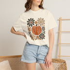 Retro Fall, Autumn Pumpkin Comfort Colors Tee