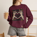 Spooky Skeleton Hands, Cute Halloween Unisex Heavy Blend™ Crewneck Sweatshirt