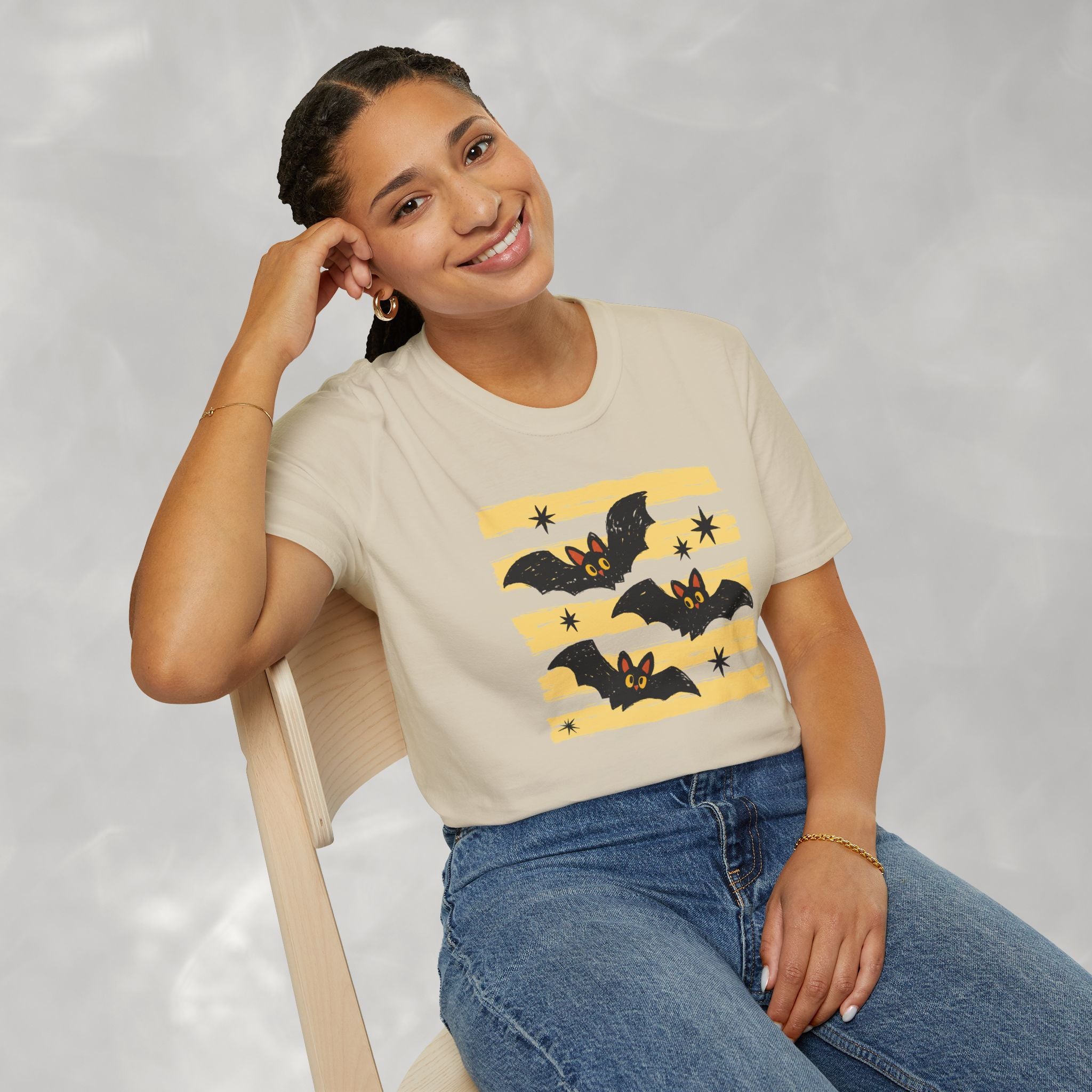 Cute Halloween Bats, Gildan Unisex Softstyle T-Shirt