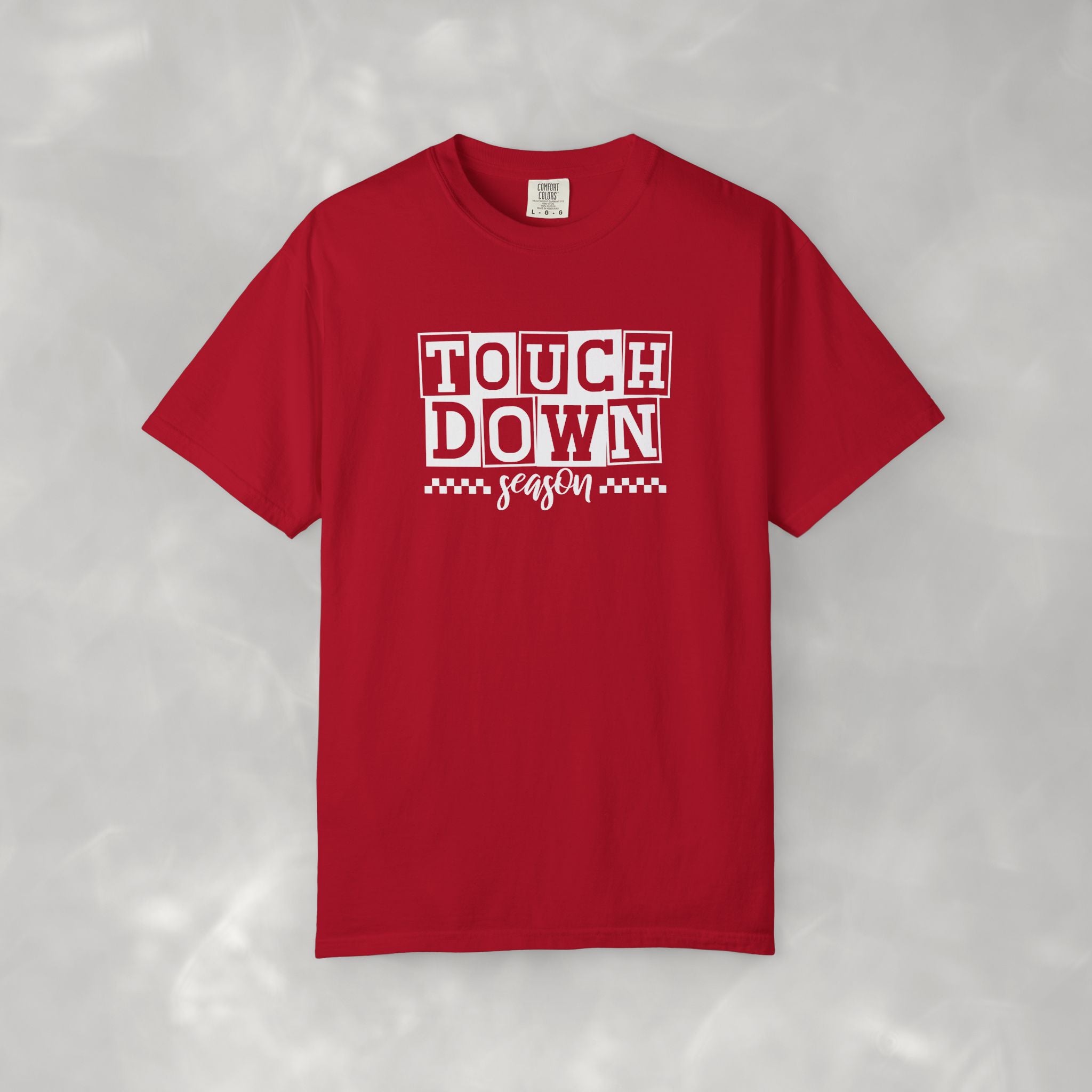 Touchdown Season, Preppy Football Comfort Colors Tee