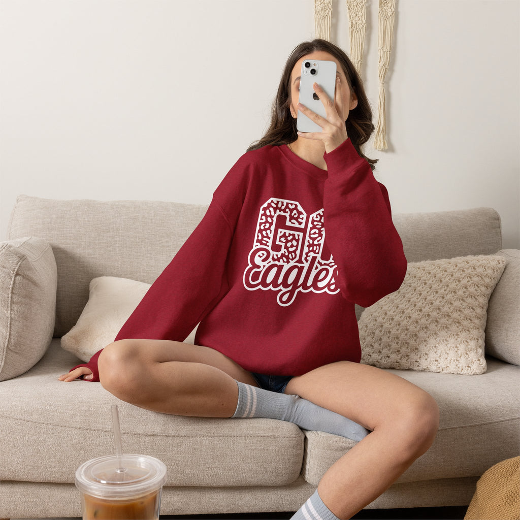 Go Eagles, Eagle Pride, Team Spirit Gildan Unisex Heavy Blend™ Crewneck Sweatshirt