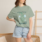 Preparing to do Nothing, Funny, Cute, Cat Lover Comfort Colors Tee