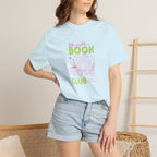 Late Night Book Club, Comfort Colors Book Lover, Reader Tee for Women,