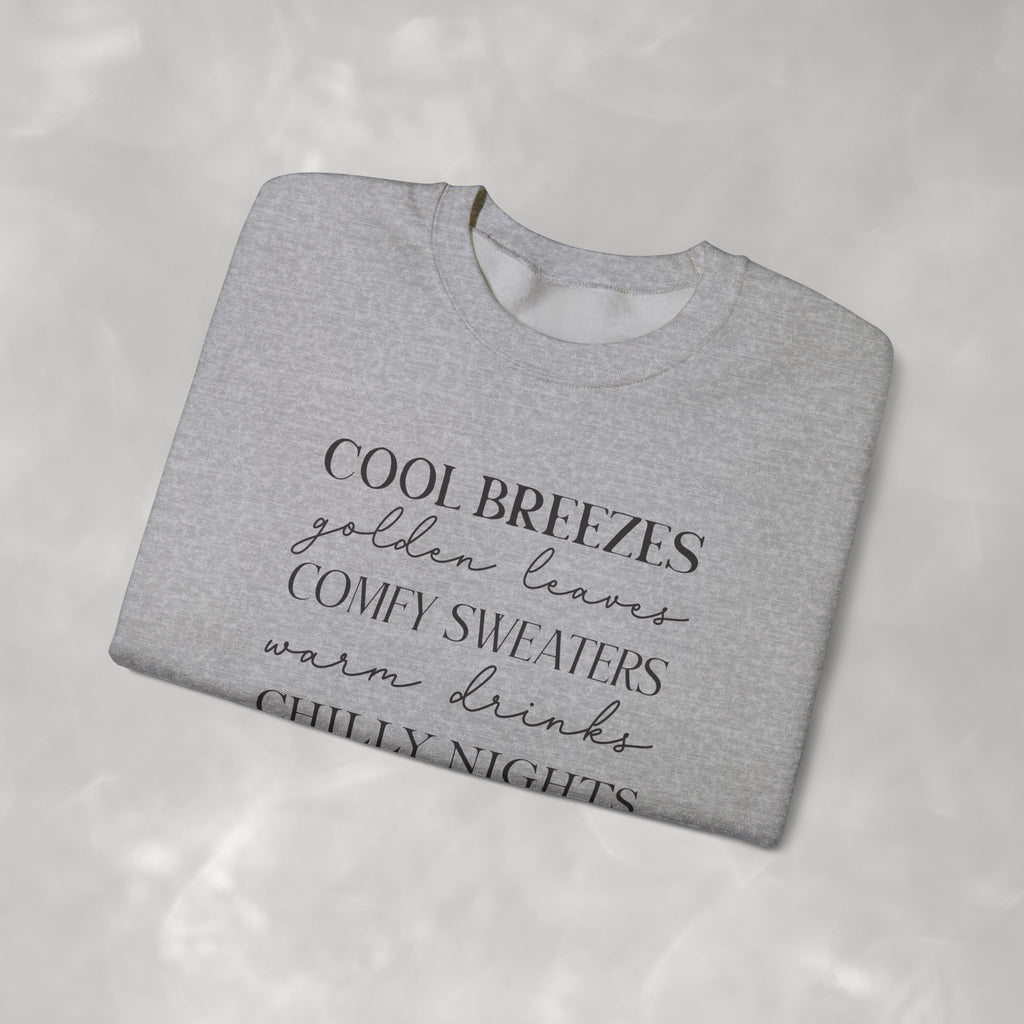 Autumn Vibes Gildan Unisex Heavy Blend™ Crewneck Sweatshirt for Fall, Thanksgiving, Festive