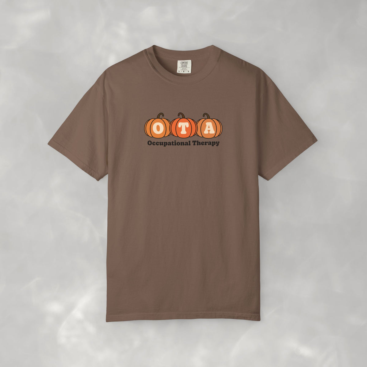 OTA Fall Pumpkins Comfort Colors Garment-Dyed T-shirt for Occupational Therapy Assistants