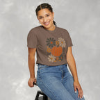 Retro Fall, Autumn Pumpkin Comfort Colors Tee