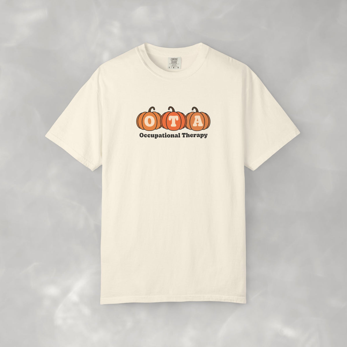 OTA Fall Pumpkins Comfort Colors Garment-Dyed T-shirt for Occupational Therapy Assistants