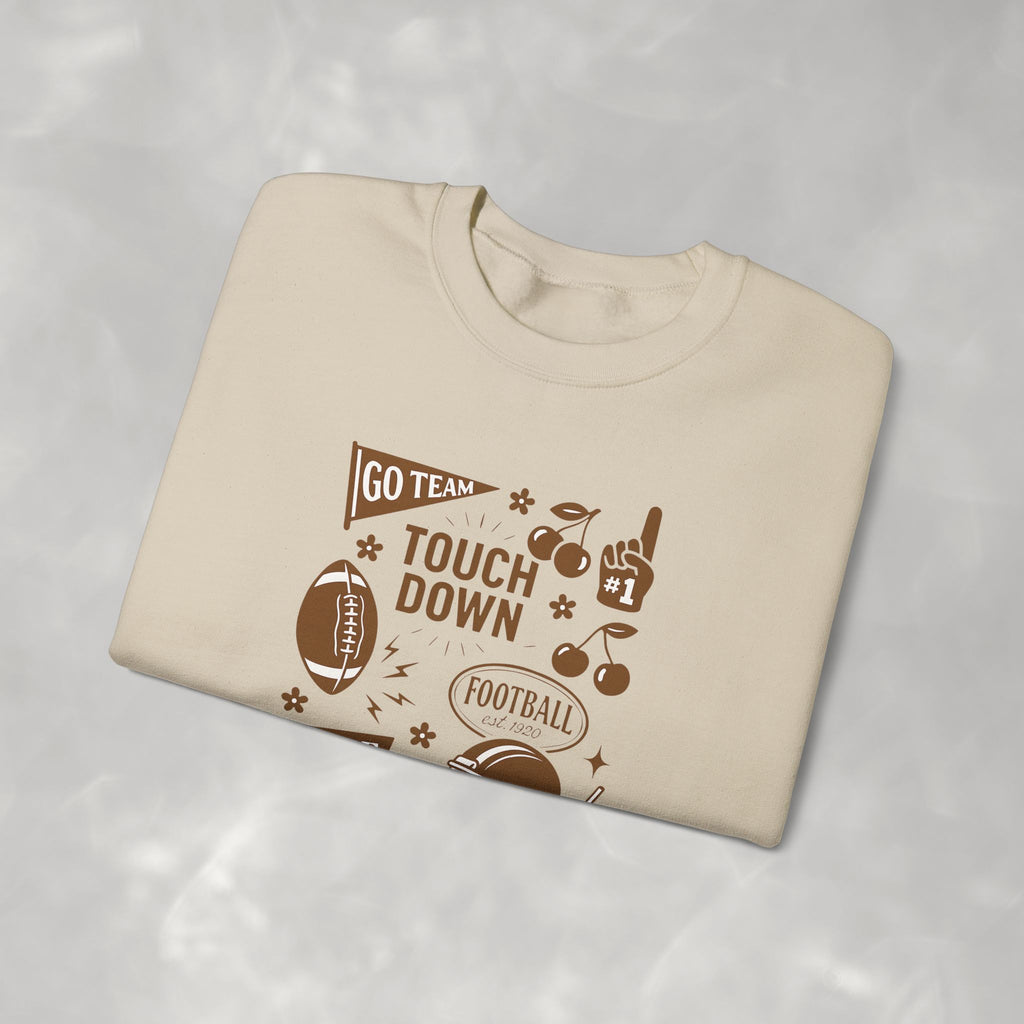 Football Preppy Game Day Gildan Unisex Heavy Blend™ Crewneck Sweatshirt