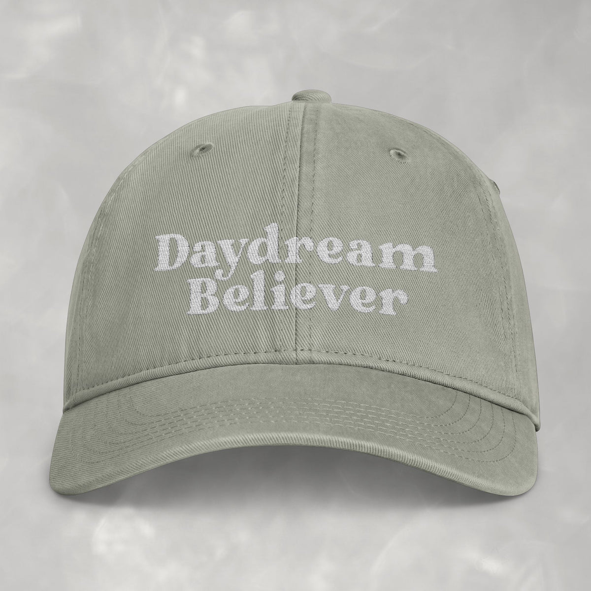 Daydream Believer Embroidered Comfort Colors Coastal Washed Cap
