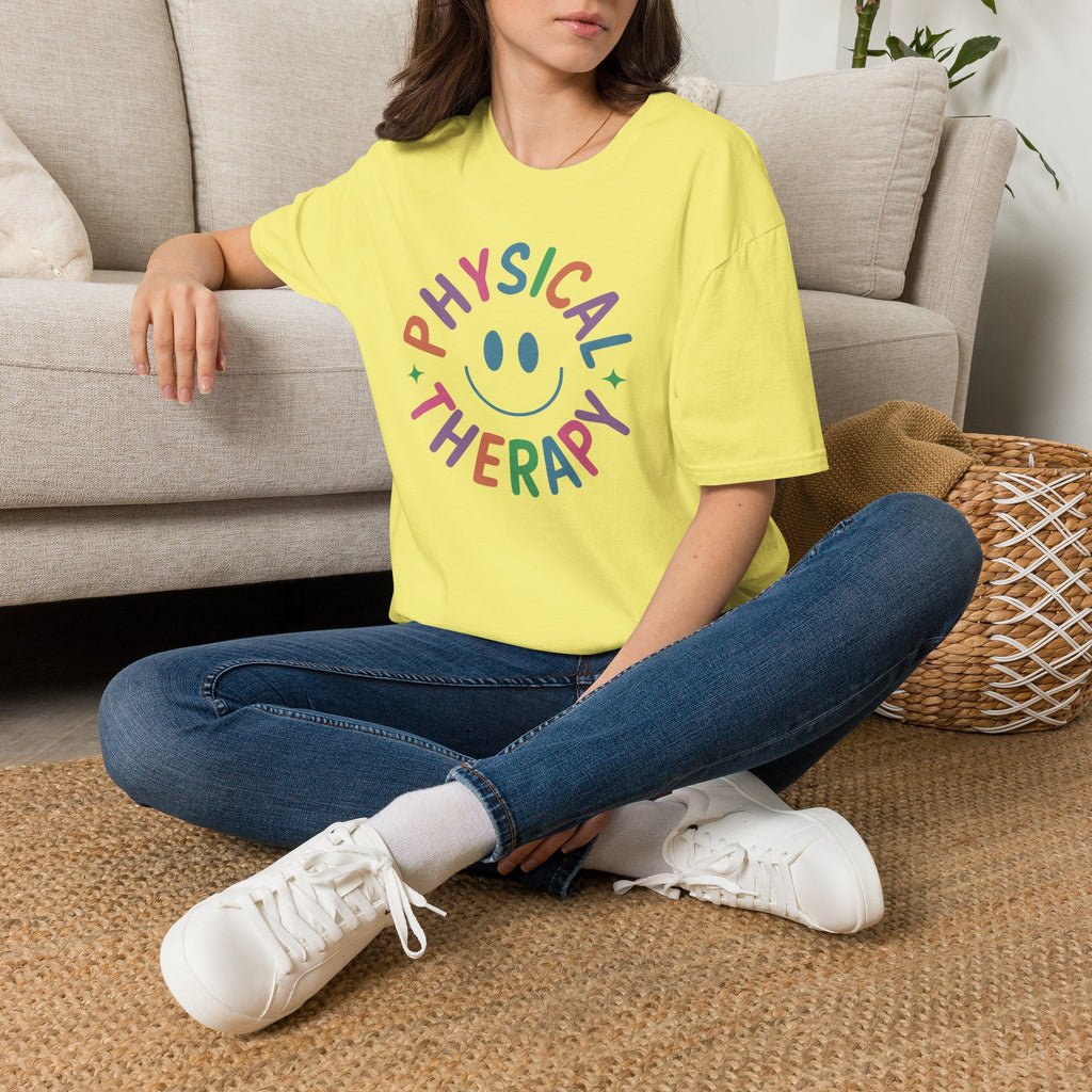 Physical Therapy, Cute Playful Smile, PT, PTA Gildan Unisex Softstyle T-Shirt