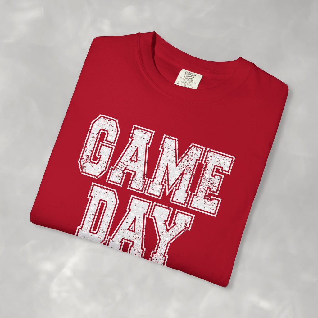 Cute Game Day, Preppy Polka Dot Comfort Colors Tee