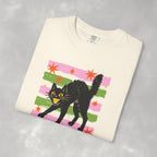 Spooky, Cute Black Cat, Halloween Comfort Colors Tee Unisex