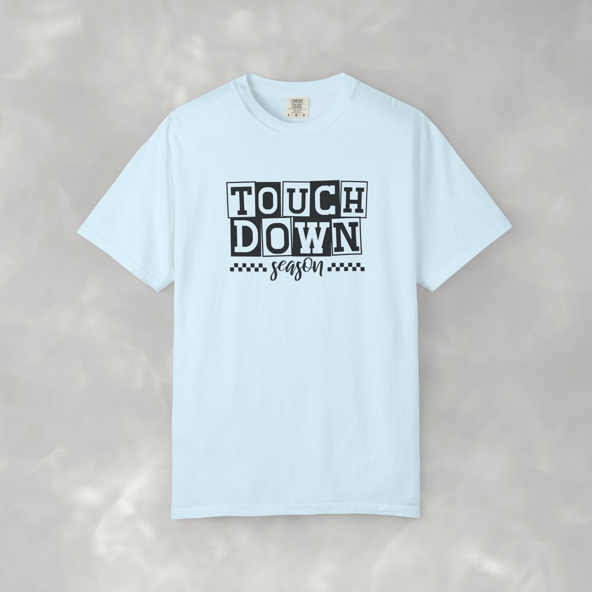 Touchdown Season, Preppy Football Comfort Colors Tee