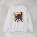 Spooky, Cute Black Cat, Halloween, Gildan Unisex Heavy Blend™ Crewneck Sweatshirt