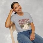 Autumn Harvest, White Pumpkin Retro Gildan Unisex Softstyle T-Shirt