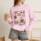 Football Preppy Game Day Gildan Unisex Heavy Blend™ Crewneck Sweatshirt