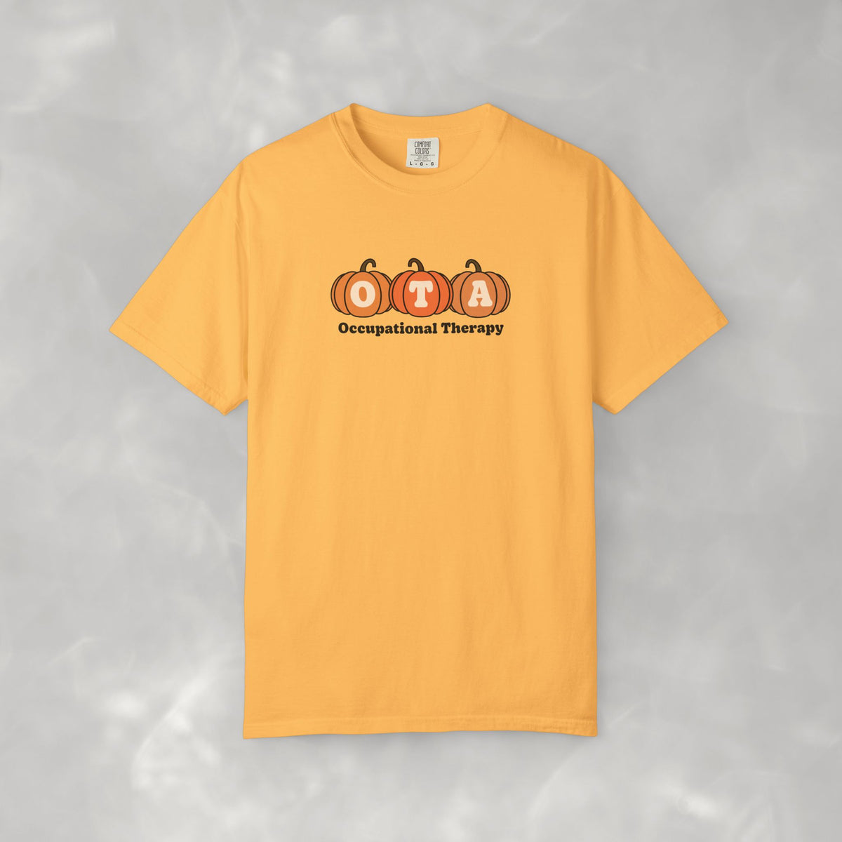 OTA Fall Pumpkins Comfort Colors Garment-Dyed T-shirt for Occupational Therapy Assistants