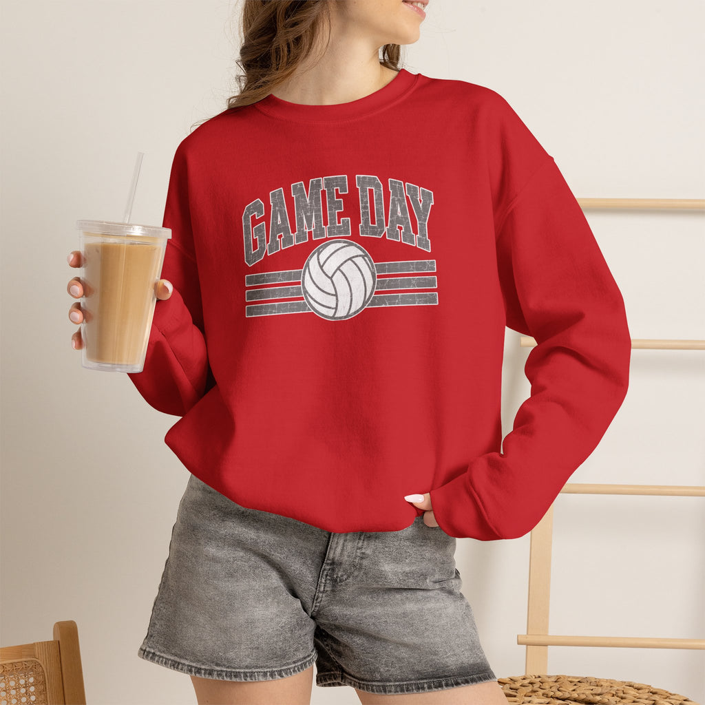 Volleyball Game Day Gildan Unisex Heavy Blend™ Crewneck Sweatshirt