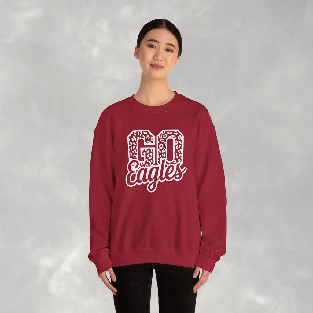 Go Eagles, Eagle Pride, Team Spirit Gildan Unisex Heavy Blend™ Crewneck Sweatshirt
