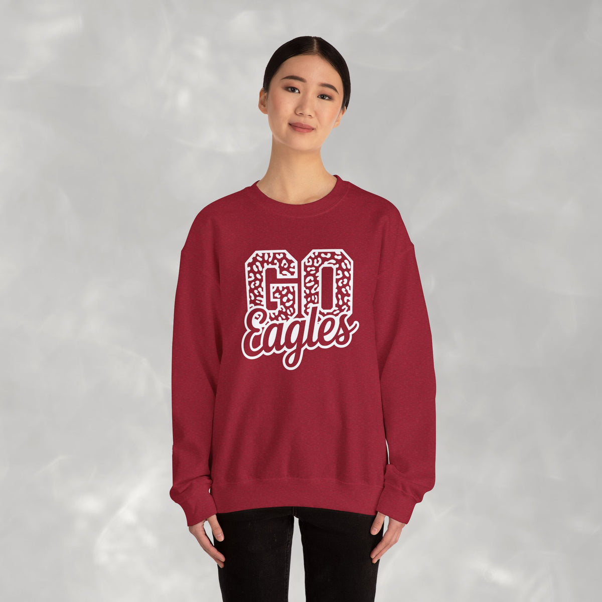Go Eagles, Eagle Pride, Team Spirit Gildan Unisex Heavy Blend™ Crewneck Sweatshirt