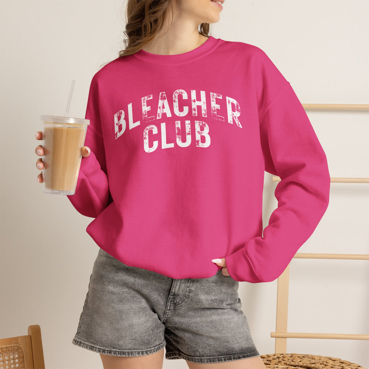 Bleacher Club, Funny Unisex Heavy Blend™ Crewneck Sweatshirt for Sports Parents, Family