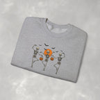 Dancing Skeletons, Cute Halloween Gildan Unisex Heavy Blend™ Crewneck Sweatshirt