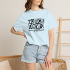 Touchdown Season, Preppy Football Comfort Colors Tee