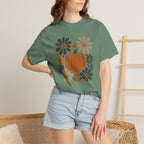 Retro Fall, Autumn Pumpkin Comfort Colors Tee