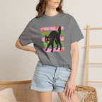 Spooky, Cute Black Cat, Halloween Comfort Colors Tee Unisex
