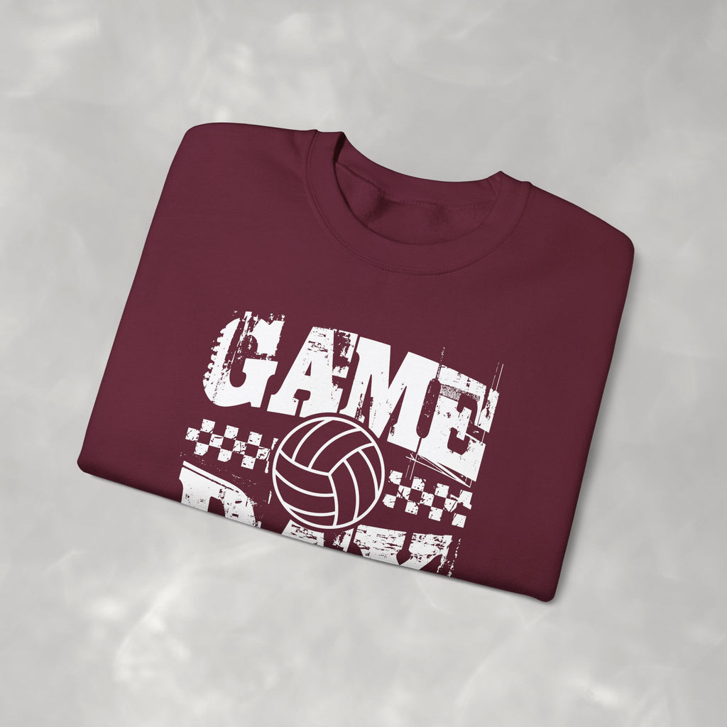 Retro Vintage Volleyball Game Day Gildan Unisex Heavy Blend™ Crewneck Sweatshirt