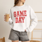 Cute Game Day, Preppy Polka Dot Gildan Unisex Heavy Blend™ Crewneck Sweatshirt